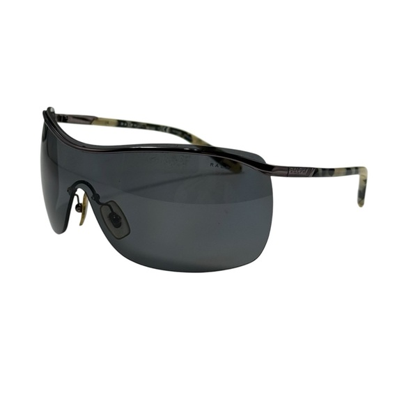 Ralph Lauren y2k wrap sunglasses polarized RA4091 103 /81 125 3P shield - Picture 1 of 9